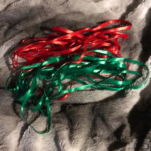 Vintage red and green picot edge ribbon bundle 183” each 💕 - Picture 2 of 5